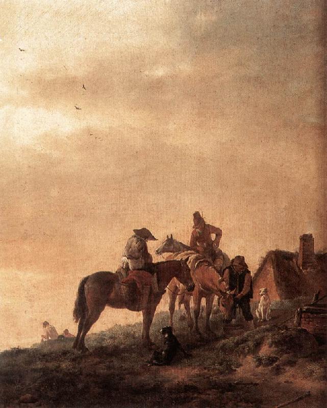 WOUWERMAN, Philips Rider's Rest Place q4r oil painting picture